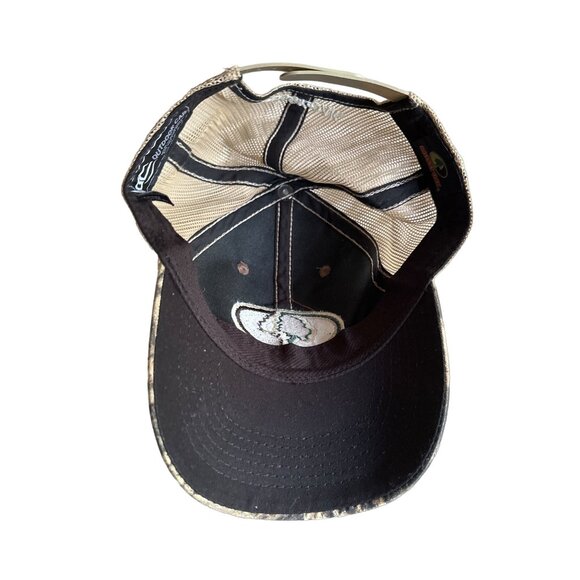 Mossy Oak Camouflage Adjustable Trucker Hat With Mesh Back & Embroidered Logo Ou - Picture 6 of 8